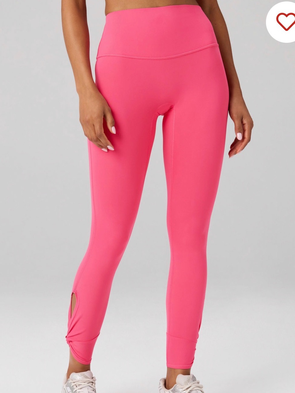 Fabletics Peony Pop Contrast-Trim Sports Bra & Leggings Set - Picture 5 of 9